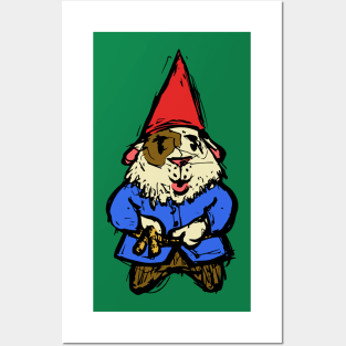 Gnome Guinea Pig Posters and Art